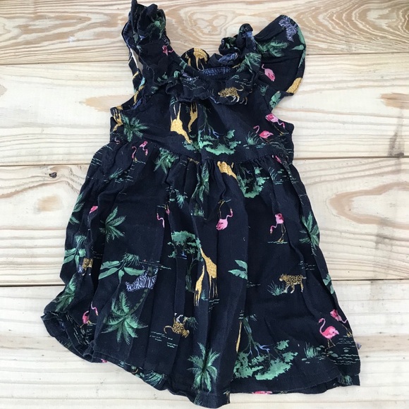 Old Navy Other - 3/$12 Old Navy Baby girl safari print dress 🦓